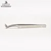 Eyelash Extension Tweezers L Type Volume Narrow Handle 12 cm Mirror Finish Straight View