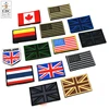 Flags Patch, Military EMBROIDERED PATCH with peel off patch