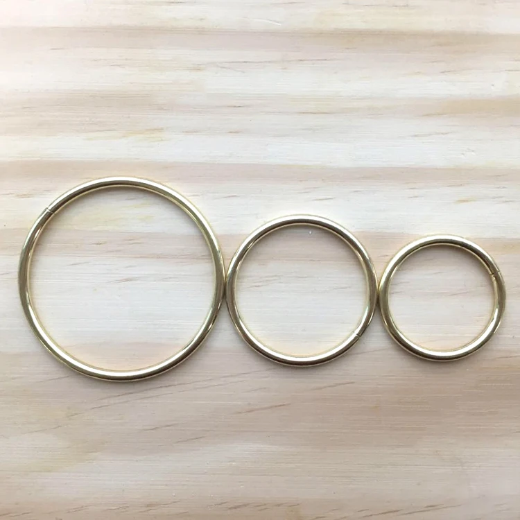 
Gold and Silver Large Metal O Ring for Macrame 