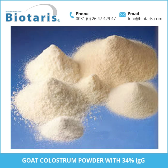 
Pure Goat Colostrum 90 Capsules with 34% IgG 