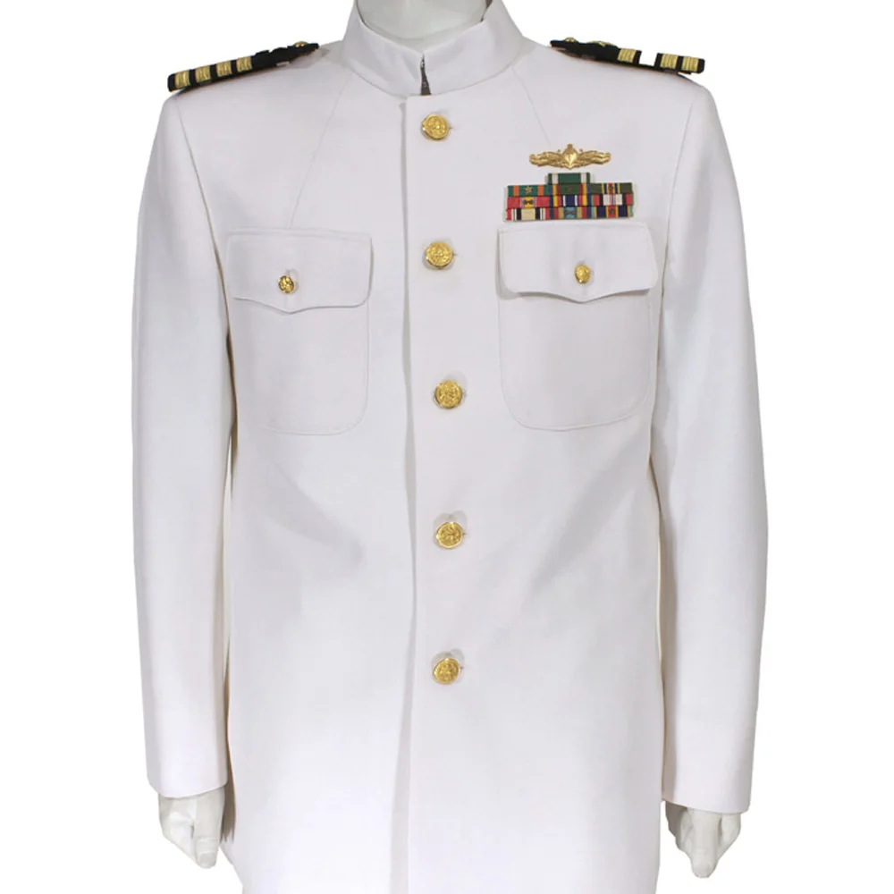 Us Navy Officers White Dress Uniform Military Officer Jacket Buy