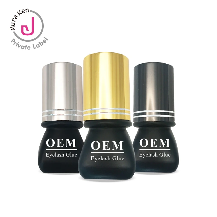 

Korea Private Label 0.5 sec Fast Drying Eyelash Glue with Long Retention, Carbon black