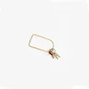 Amazon Hot Selling Brass Any Shape Available Contour Simple Keyring