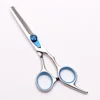 Blue thinning Scissors hair scissor with plastic handle scissors