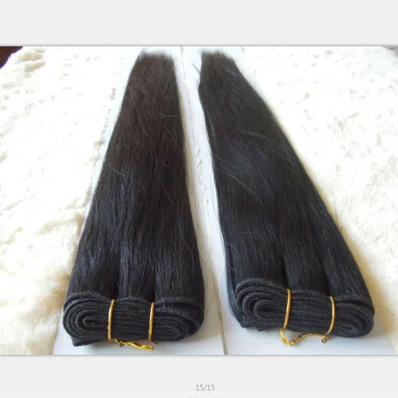 

unprocessed raw virgin natural color human hair weft