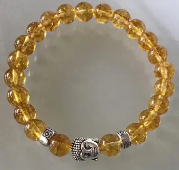 natural citrine bracelet