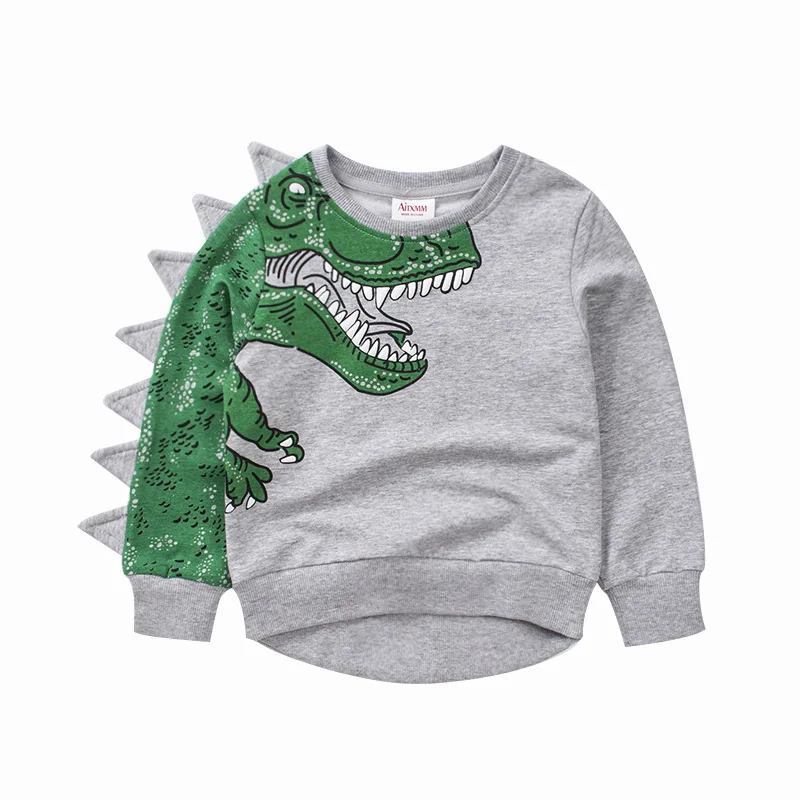 

2019 new design dinosaurs tshirt cotton suit kids suit for boys children's clothing baba suit