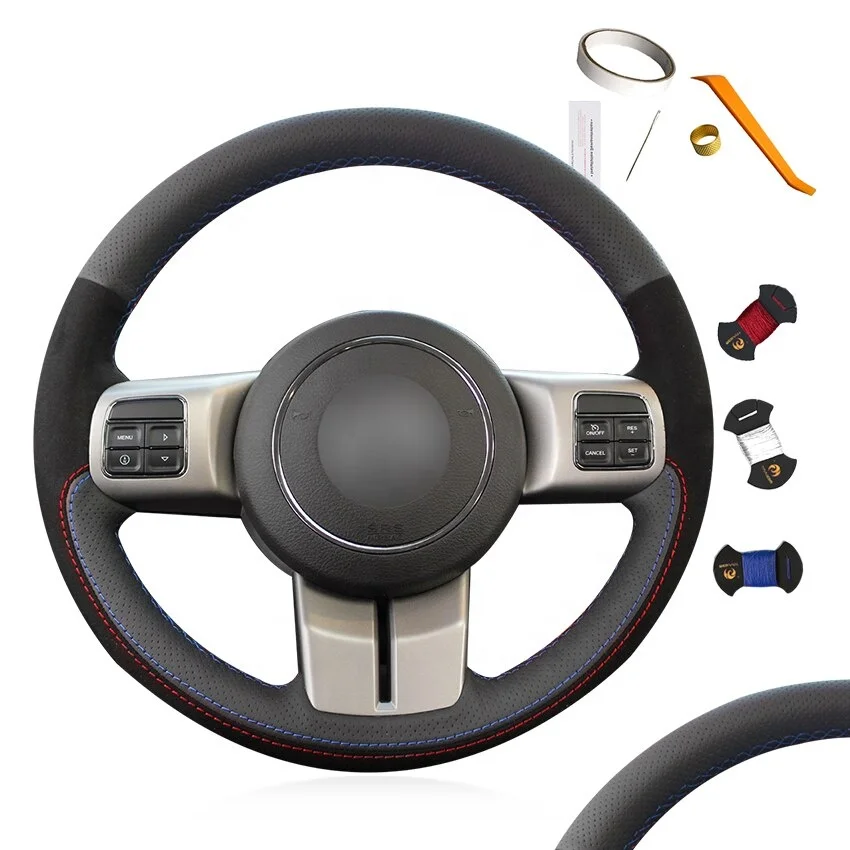 

For Jeep Compass 2011 2012 2013 2014 2015 2016 Custom Steering Wheel Cover for Your Car's Decoration