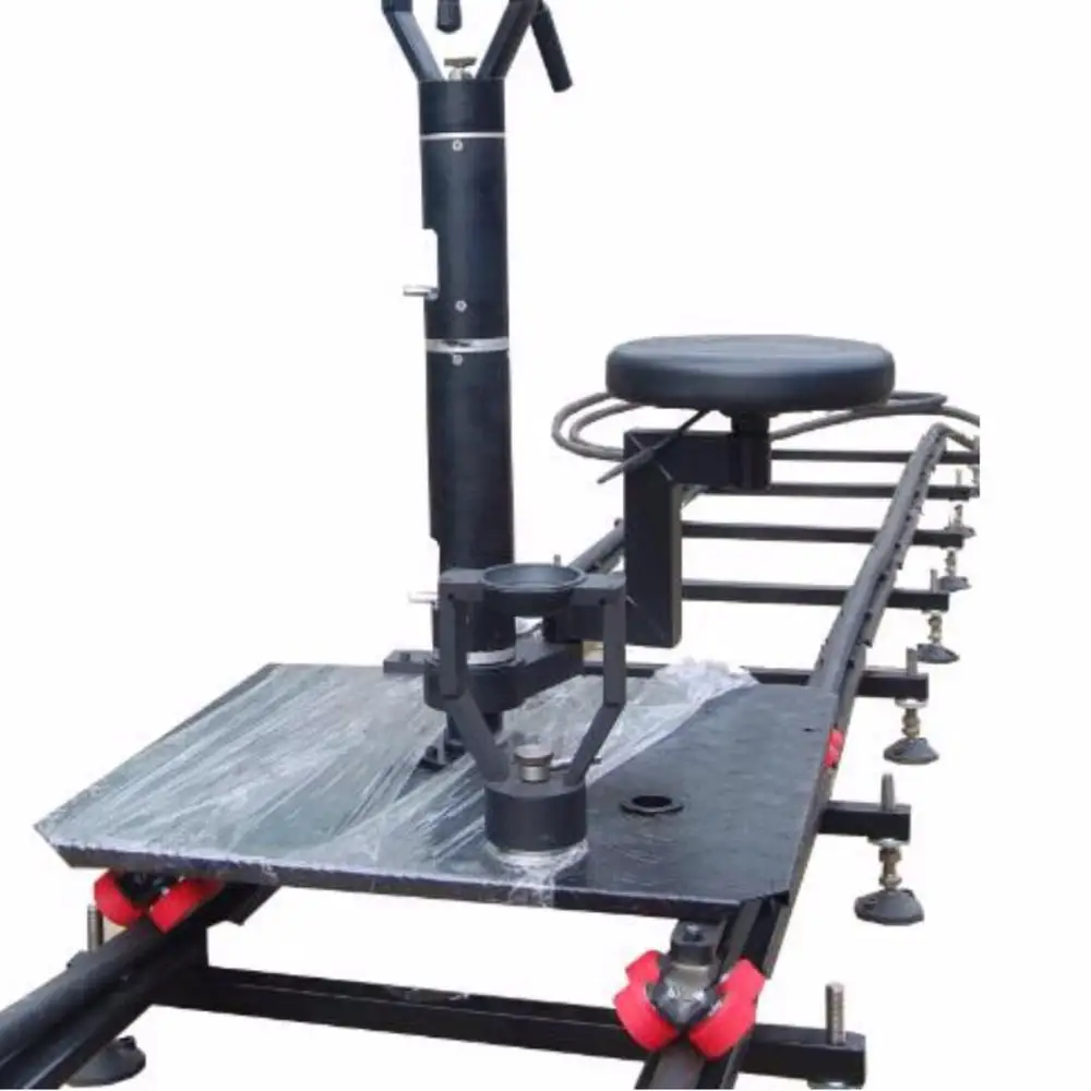 

Manual Aluminum Camera Crane Dolly Track with 2 Seats and 16 Wheels