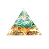 Orgone Pyramid Amber Malachite Nephrite Orgonite Energy Generator.1 : Wholesaler Supply