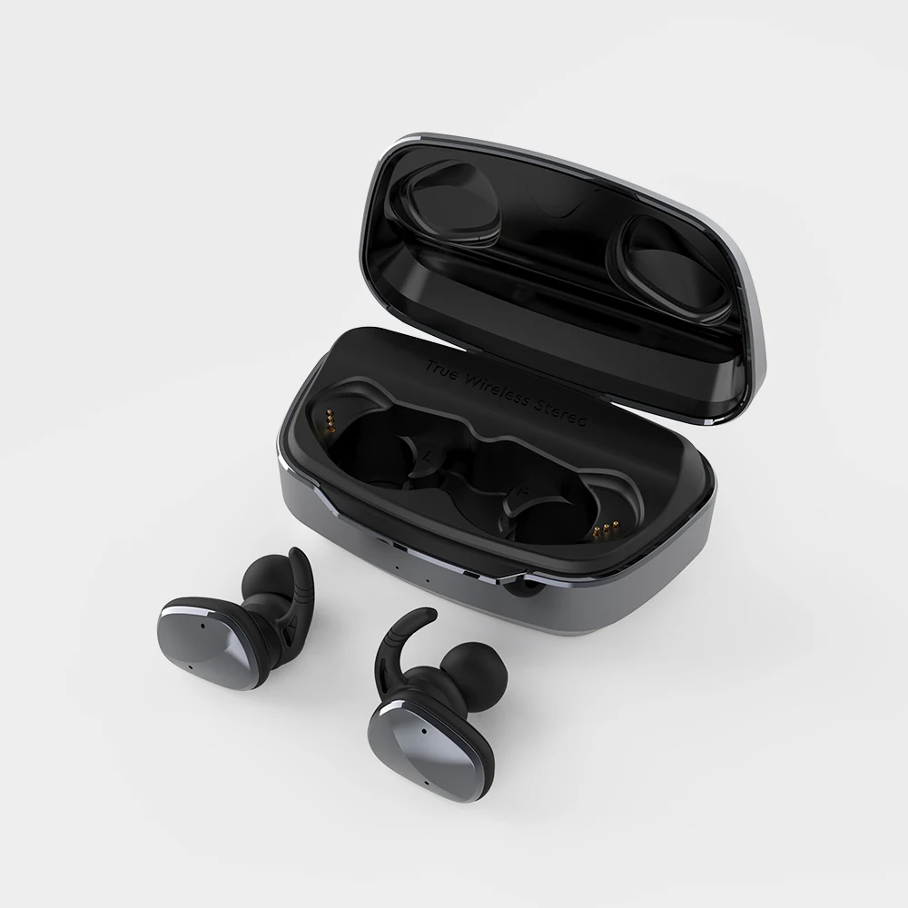 

2019 latest V5.0 sport TWS Earbuds with portable 2000mAh Charging Case