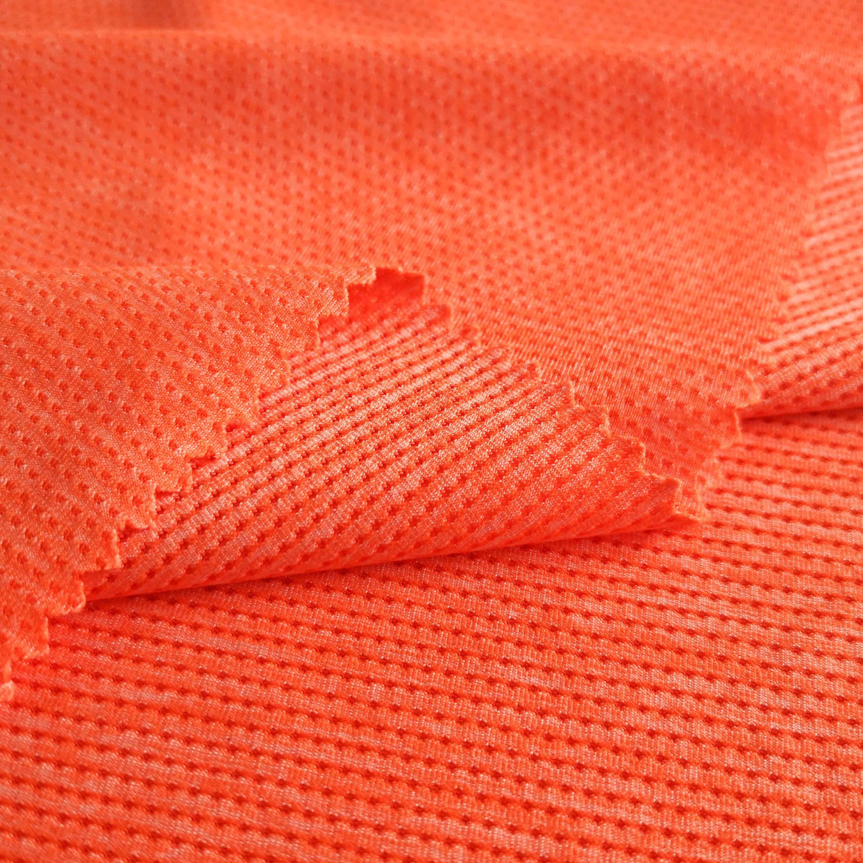 
manufacturer wholesale weft knitting nylon mesh fabric for tracksuits tee 6001 