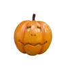 Pumpkin with sad face with lights halloween decoration