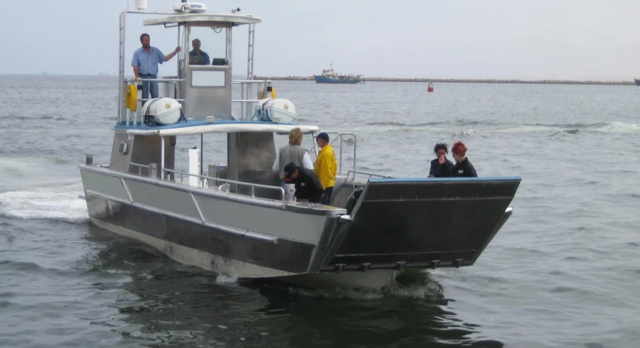 
CE Certified 11m landing craft barge for vehicle transport 