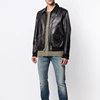 Crafted in Pakistan this black zipped leather jacket Leather Jacket Men