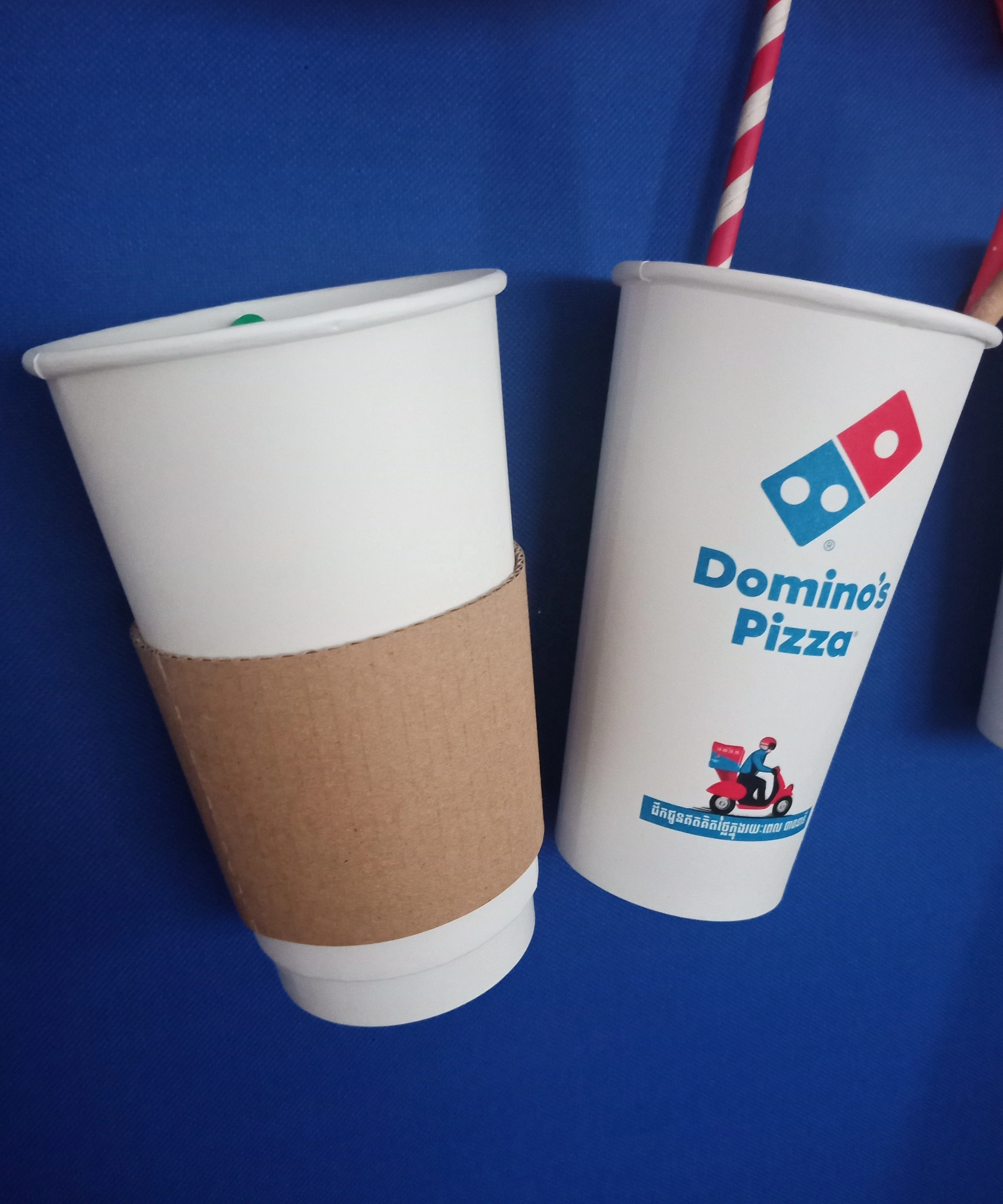 
Vietnam Paper single wall cup with sleeves 