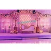 Royal Look Wedding Stage Candle Back Wall, New Trend Wedding Stage Back Frames, Wedding Metal Candle Stand