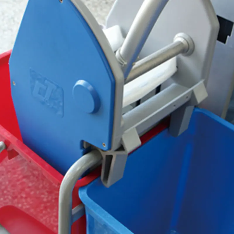 
Newest Plastic Down-press Mop Bucket Multipurpose Household Cleaning Service Trolley 
