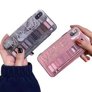 Fashion Trend Eye Shadow Box Design TPU Phone Case for iPhone X, XS Max, and XR