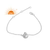 925 Sterling Fine Silver Girls Ocean Shell Design Chain Bracelet Plain Silver Jewelry Manufacturer