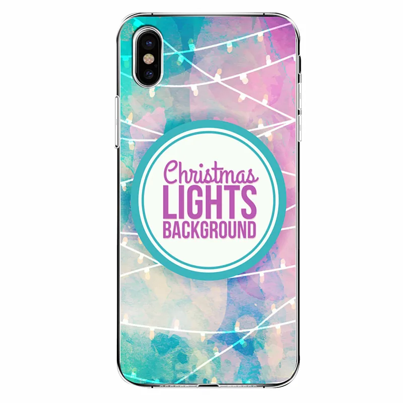 
Christmas tree Gift Socks pattern Soft TPU Mobile Phone Case For iPhone XS XR 