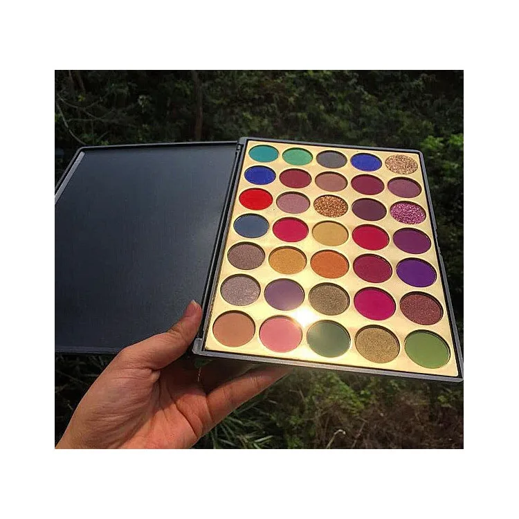 

Private Label 35 Color Glitter EyeShadow Palette, 35 colors