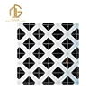 triangle with strip marble mosaic tile black and white design for wall back splash