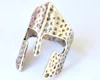 Silver Helmet chevaliers ring
