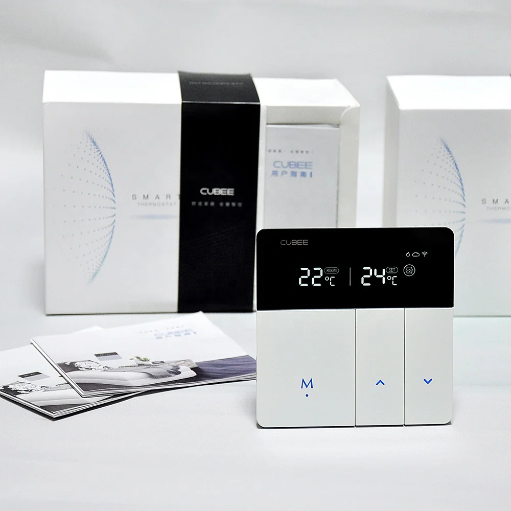 
CUBEE Wifi smart thermostat for Air-conditioning system FCU 