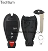 New prime quality hard key case replace 3+1 button key shell for Chrysler