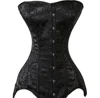High|Quality|Authentic|Boning|Corset|For|Ladies/Waist|Training|Torso|Brocade|Full|Bust/Black|Over|Bust|Shapers