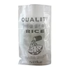 white flour 50kg plastic packing pp woven rice bag