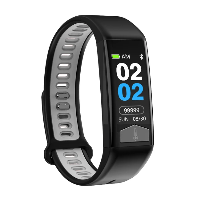 

New 2019 ECG Body Temperature smart watch Health watch smart bracelet T02 Heart Rate sensor BP monitor multi sport tracker