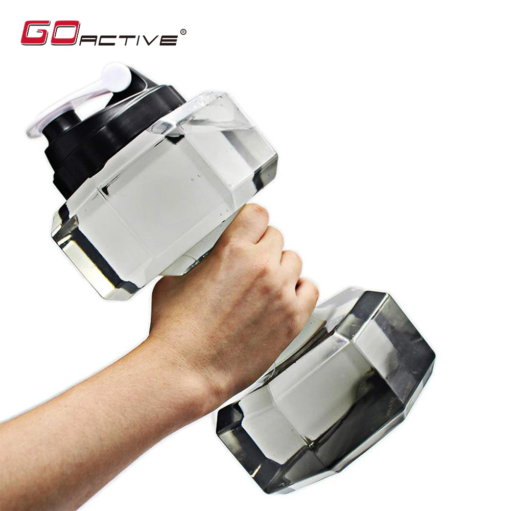 

GoActive GYM Hand Weight Dumbbell Shape Water Bottle, Customized