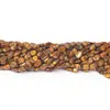 Natural yellow tiger eye oval plain beads loose gemstone beads strand 13"inh wholesale beads