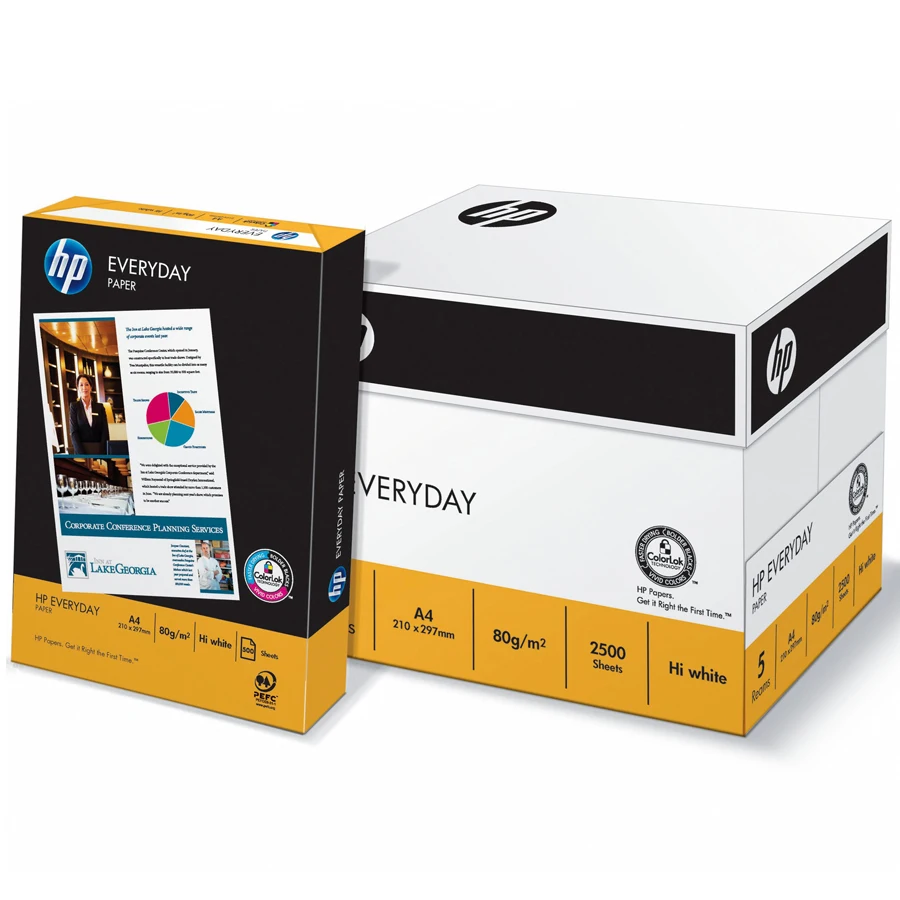 HP Home /& Office A4 Paper 5000 Sheets 10 reams 2 BOXES 80g