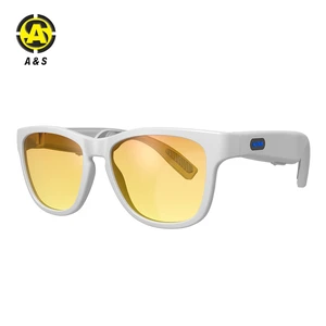Bluetooth 5.0 Bone Conduction Glasses Microphone