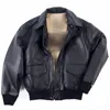 Fashion Designs Men's Air Force A-2 Leather Jacket