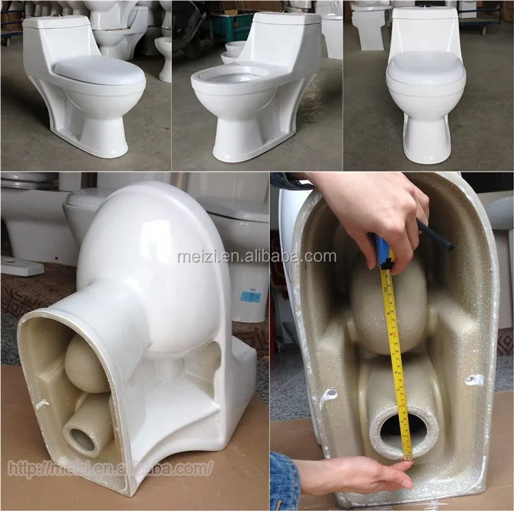 Eastern ceramic one piece toilet dual flush push button