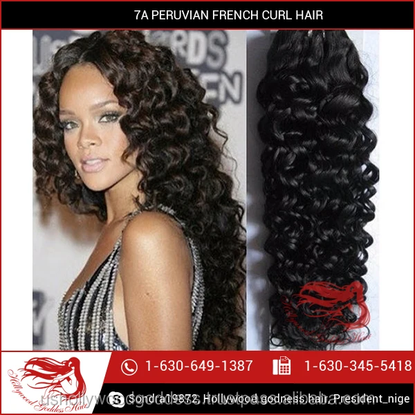 Hollywood Goddess Real 6a Virgin French Wave Peruvian Hair