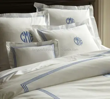 Monogram Cotton Bedding Set Duvet Pillow Bed Sheet Buy