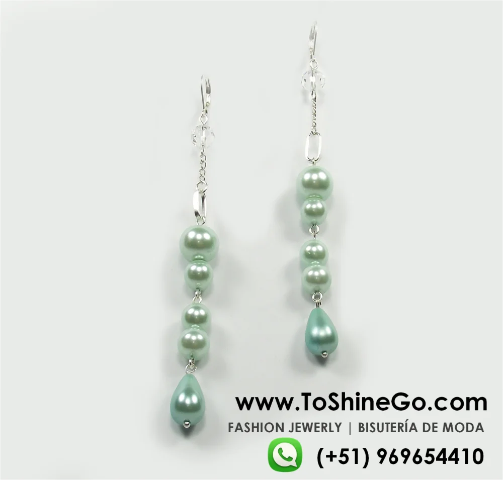 Venta caliente de gran tamaño pendientes de joyería de moda 2015 tendencia verde pastel de bisuteria