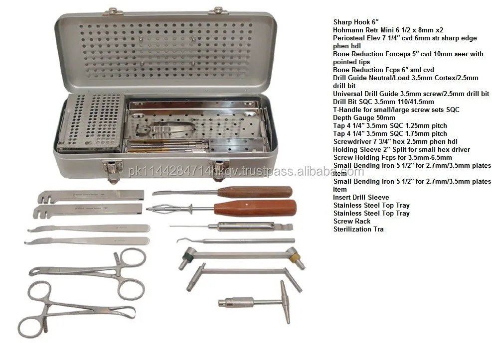 Surgical Orthopedic Small Fragment Set Buy Orthopedic Instruments