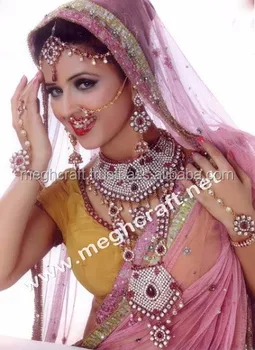 Wholesale Indian Bridal Jewelry Diamond Bridal Jewelry Dulhan Sets