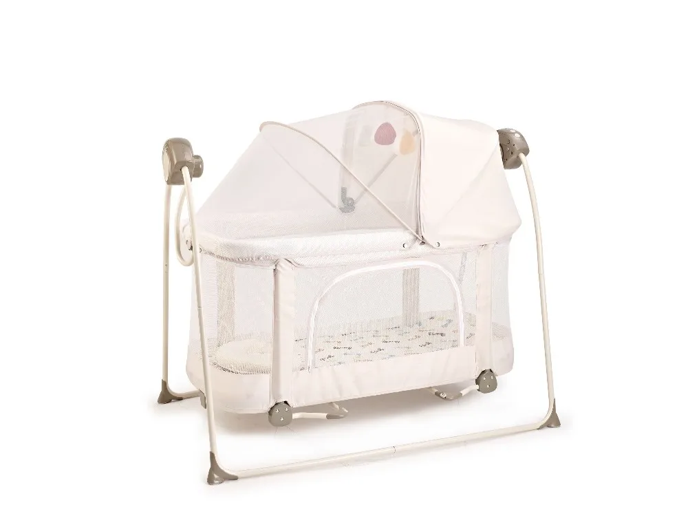2020 Best Portable Cribs For Baby Bedroom Furniture With Electric Swing