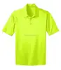 Neon Polo Shirts , Men Short Polo Shirt Deep Green Grey color , Mesh Polo Shirt , Mens White Contrast Trim Polo Shirt