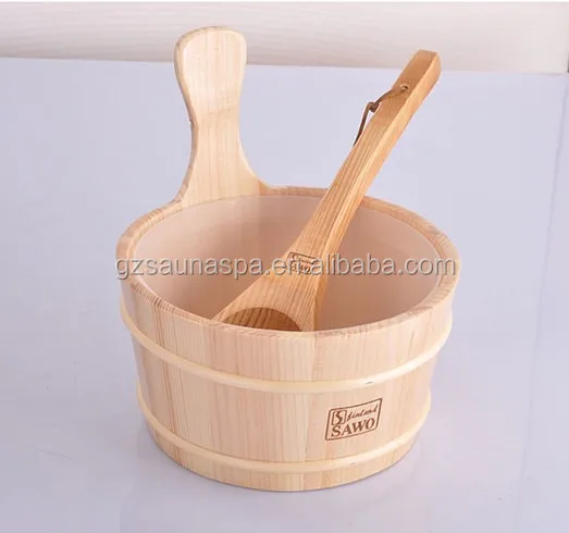 Sauna bucket/wood lampshade/sand timer/thermomter/sauna accessoriesthumbnail (1).jpg