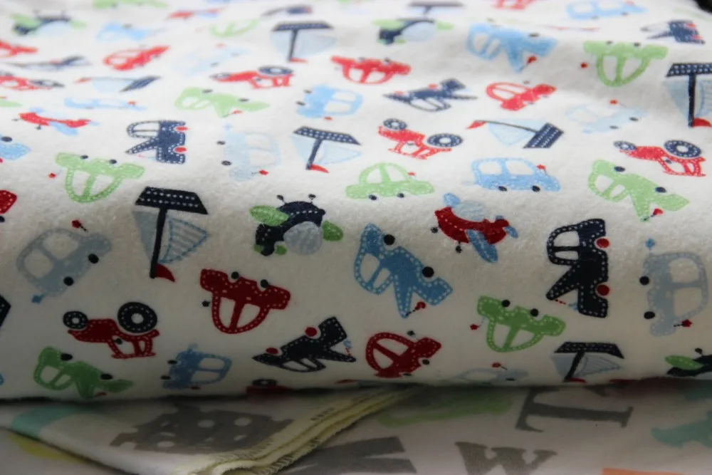 brush flannel fabric for baby