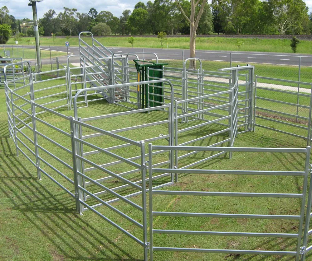 Welded Oval Rails Portable Cattle Panel - Buy Cattle Fencing Panels ...