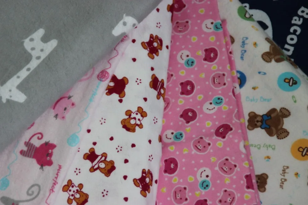 brush flannel fabric for baby